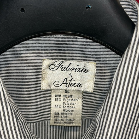 Vintage Women’s Blouse Black & White Striped w/ Sequin & Embroidered Cats - Picture 6 of 10